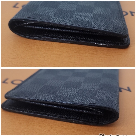Auth Louis Vuitton Damier Graphite Portefeuille Brazza Wallet - Picture 9 of 9